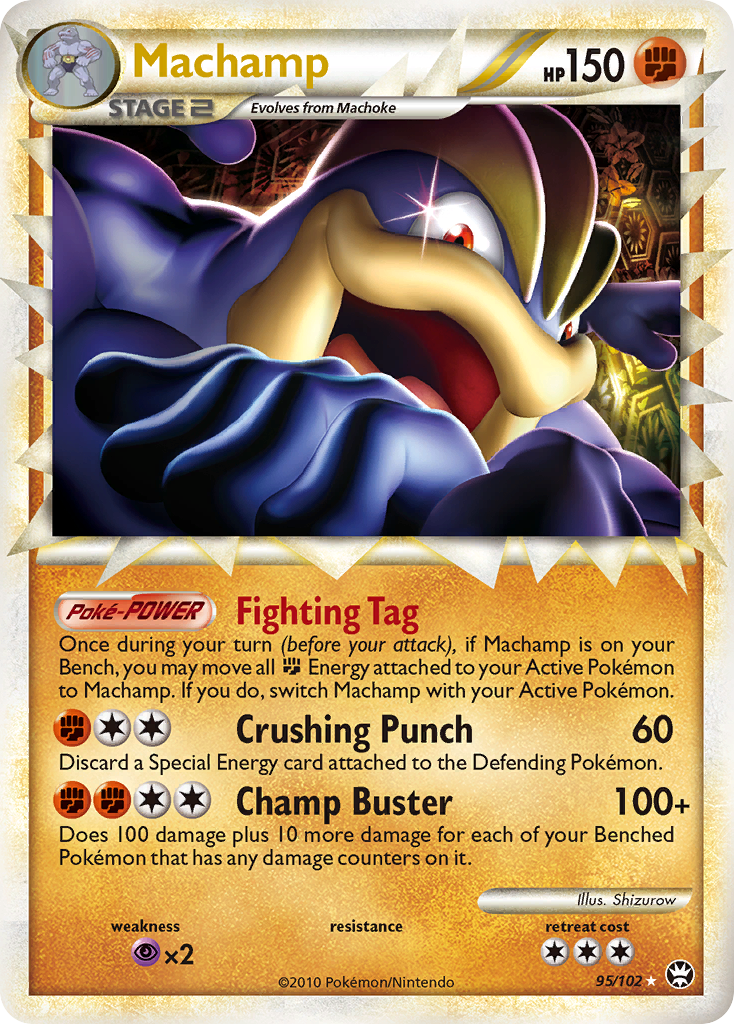 Machamp (95/102) [HeartGold & SoulSilver: Triumphant] | Exor Games Summserside