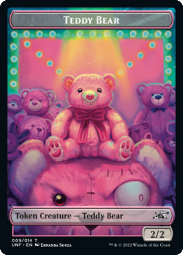 Teddy Bear // Treasure (013) Double-sided Token [Unfinity Tokens] | Exor Games Summserside