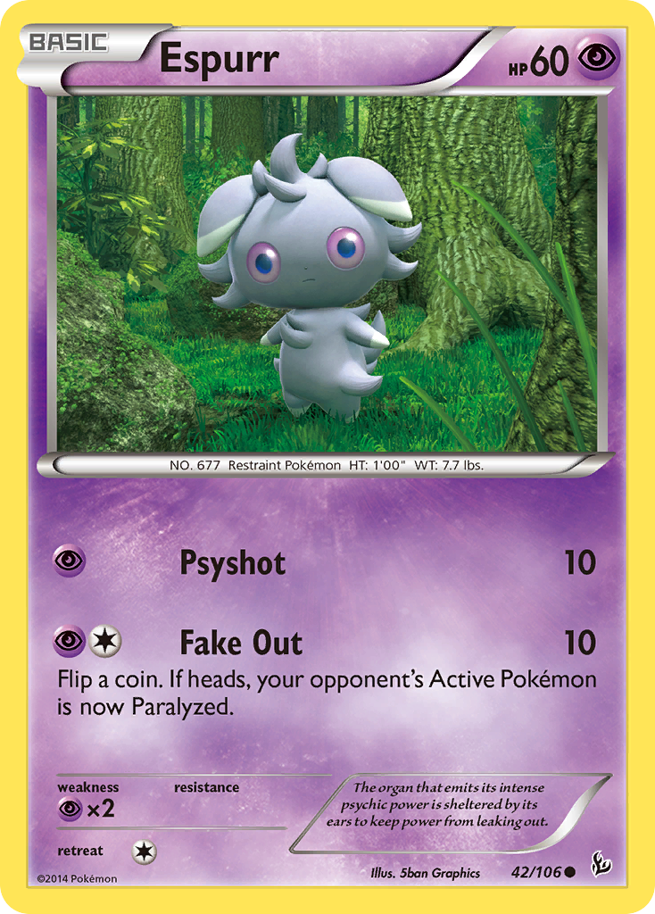 Espurr (42/106) [XY: Flashfire] | Exor Games Summserside