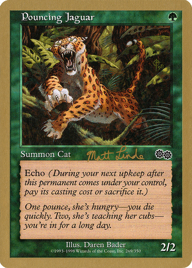 Pouncing Jaguar (Matt Linde) [World Championship Decks 1999] | Exor Games Summserside