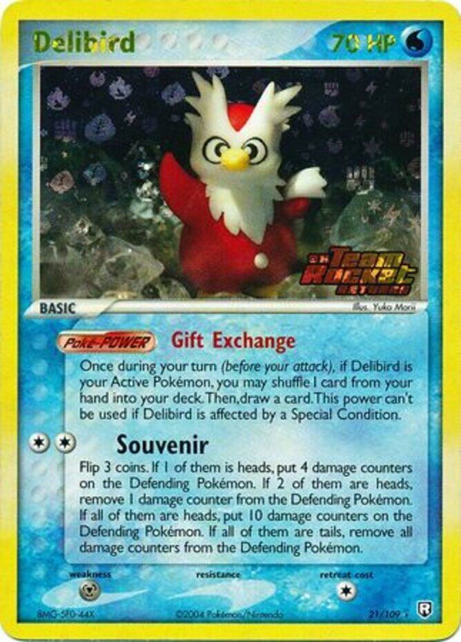 Delibird (21/109) (Stamped) [EX: Team Rocket Returns] | Exor Games Summserside