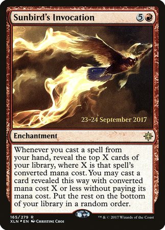 Sunbird's Invocation [Ixalan Promos] | Exor Games Summserside