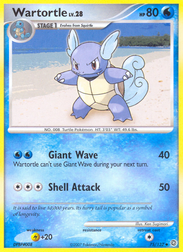 Wartortle (75/132) [Diamond & Pearl: Secret Wonders] | Exor Games Summserside