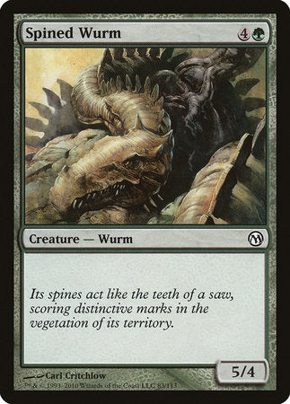 Spined Wurm [Duels of the Planeswalkers] | Exor Games Summserside