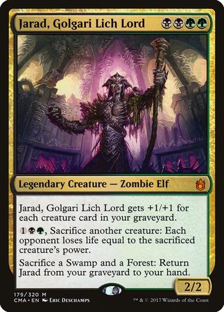 Jarad, Golgari Lich Lord [Commander Anthology] | Exor Games Summserside