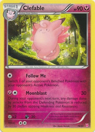 Clefable (16/30) [XY: Trainer Kit 1 - Wigglytuff] | Exor Games Summserside