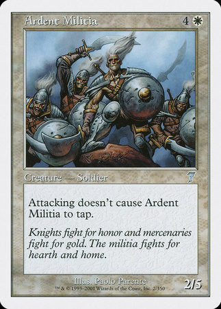 Ardent Militia [Seventh Edition] | Exor Games Summserside