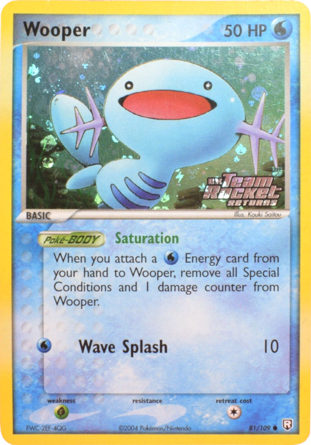 Wooper (81/109) (Stamped) [EX: Team Rocket Returns] | Exor Games Summserside