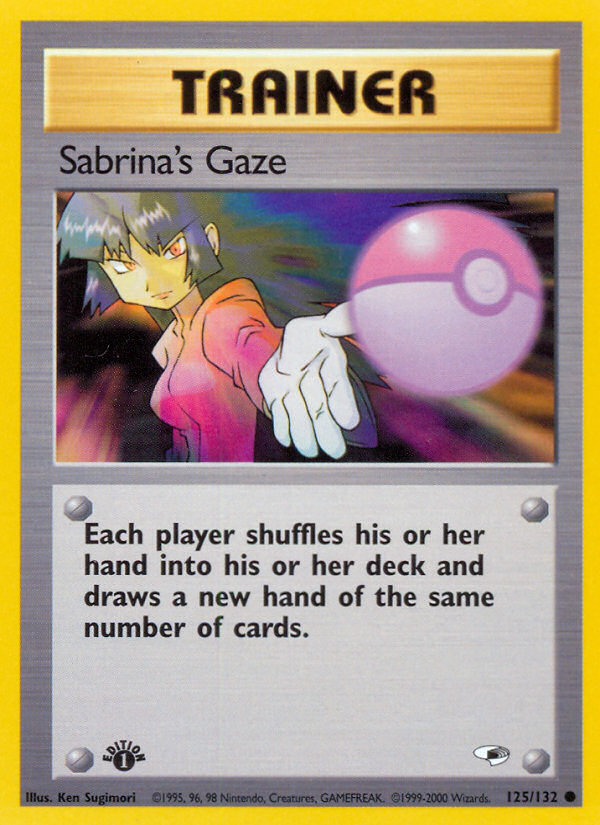 Sabrina's Gaze (125/132) [Gym Heroes 1st Edition] | Exor Games Summserside