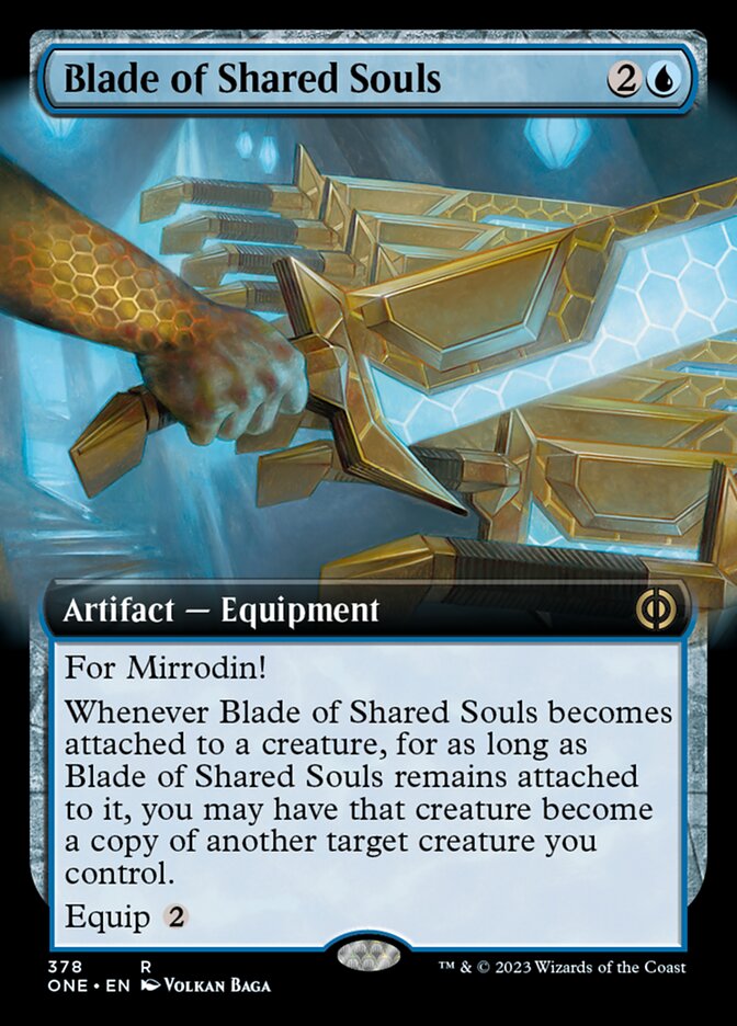 Blade of Shared Souls (Extended Art) [Phyrexia: All Will Be One] | Exor Games Summserside