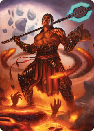 Koth, Fire of Resistance Art Card [Phyrexia: All Will Be One Art Series] | Exor Games Summserside