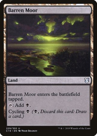 Barren Moor [Commander 2019] | Exor Games Summserside