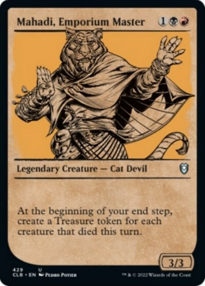 Mahadi, Emporium Master (Showcase) [Commander Legends: Battle for Baldur's Gate] | Exor Games Summserside