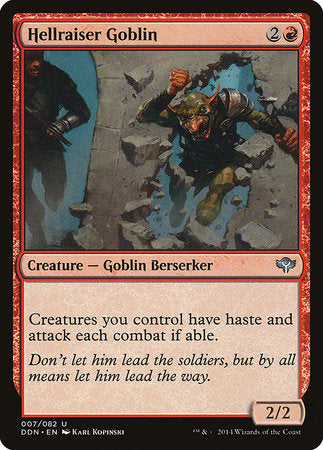 Hellraiser Goblin [Duel Decks: Speed vs. Cunning] | Exor Games Summserside