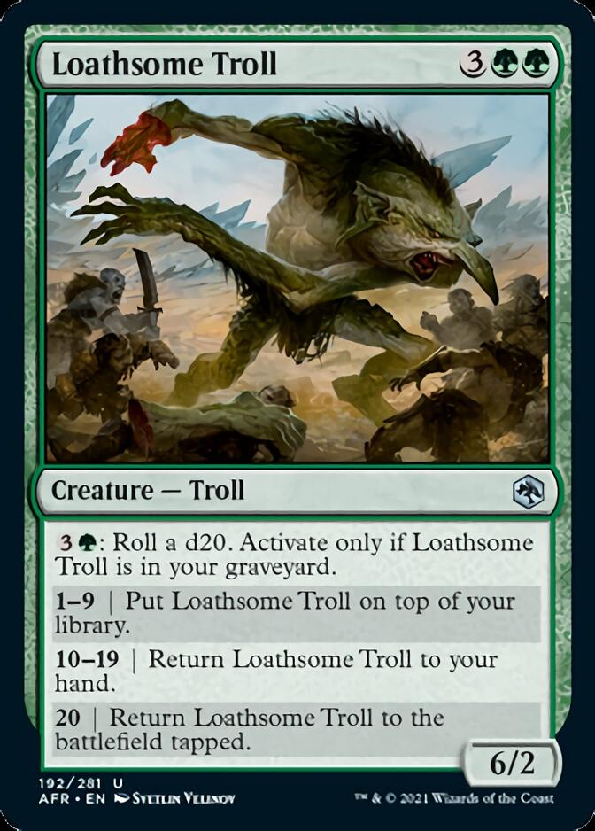 Loathsome Troll [Dungeons & Dragons: Adventures in the Forgotten Realms] | Exor Games Summserside