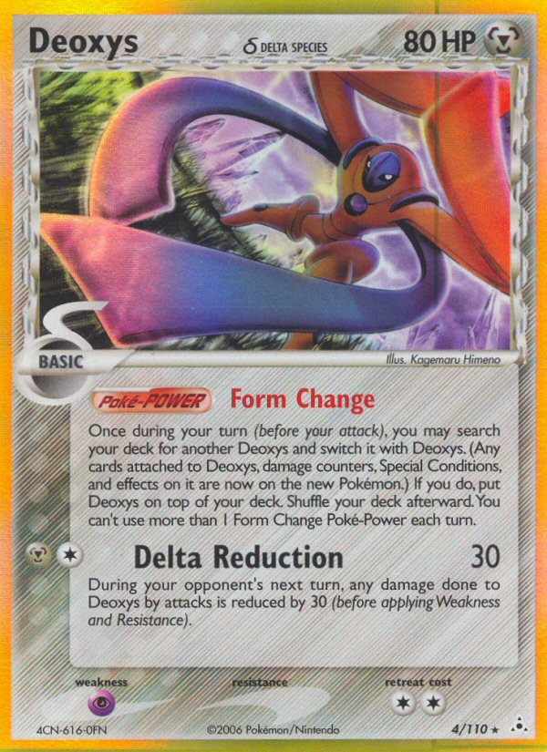 Deoxys (4/110) (Delta Species) [EX: Holon Phantoms] | Exor Games Summserside