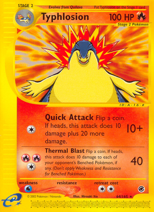 Typhlosion (64/165) [Expedition: Base Set] | Exor Games Summserside