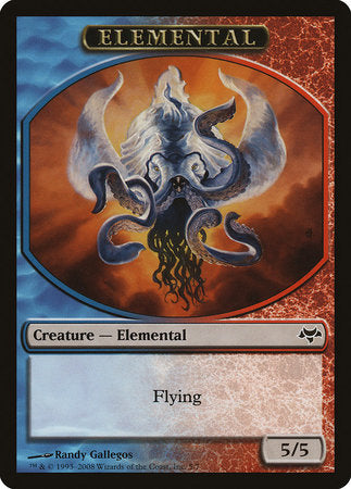 Elemental Token (Blue/Red) [Eventide Tokens] | Exor Games Summserside