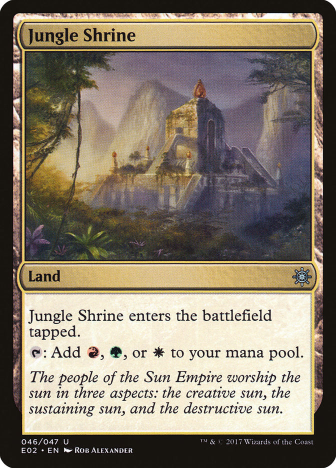 Jungle Shrine [Explorers of Ixalan] | Exor Games Summserside