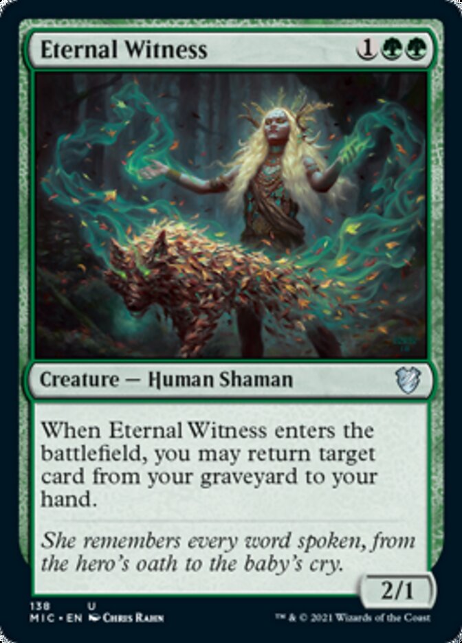 Eternal Witness [Innistrad: Midnight Hunt Commander] | Exor Games Summserside