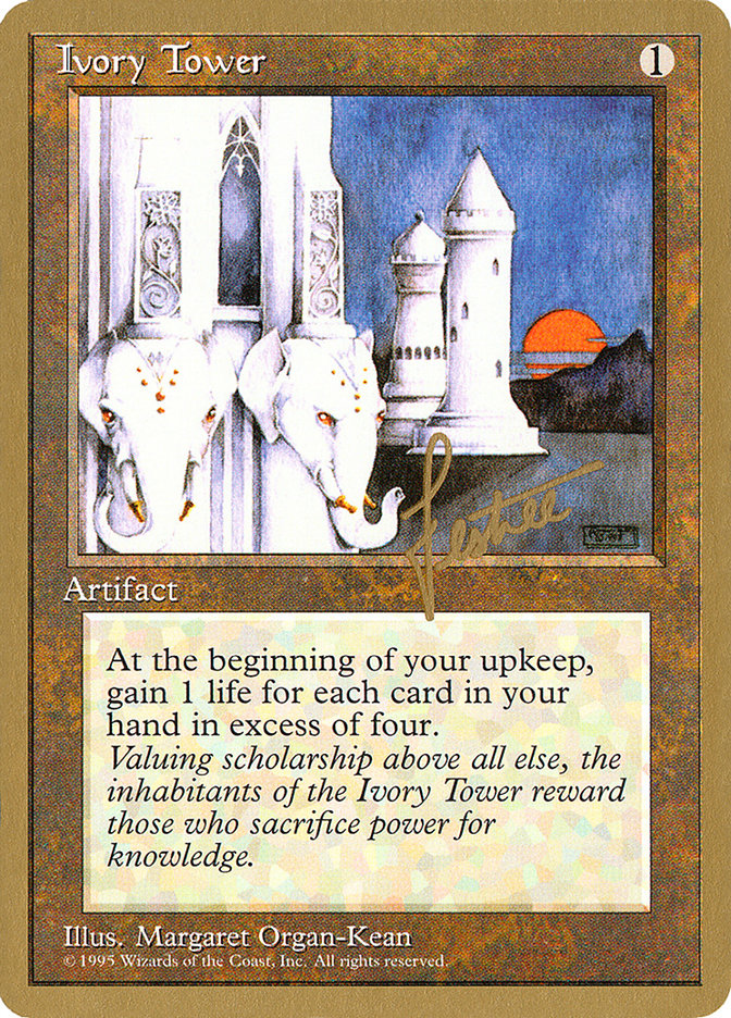 Ivory Tower (Bertrand Lestree) [Pro Tour Collector Set] | Exor Games Summserside