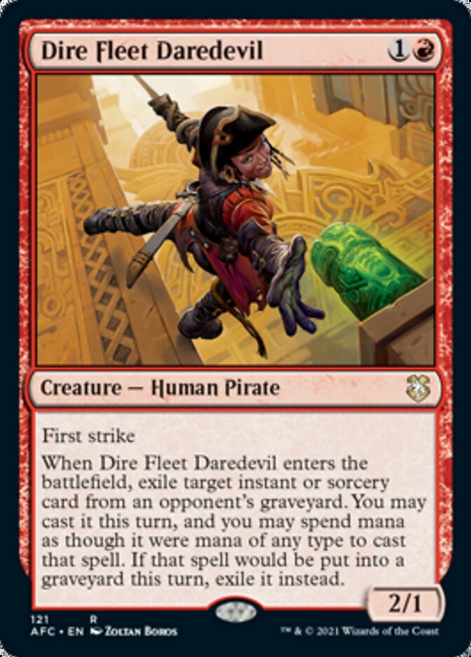 Dire Fleet Daredevil [Dungeons & Dragons: Adventures in the Forgotten Realms Commander] | Exor Games Summserside