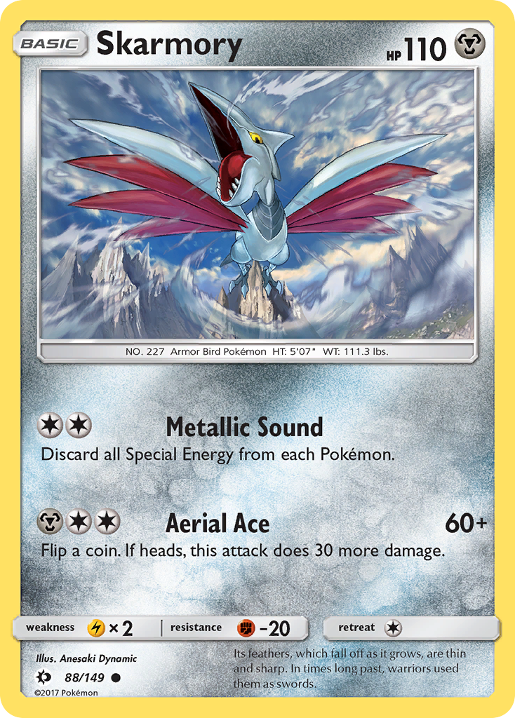 Skarmory (88/149) [Sun & Moon: Base Set] | Exor Games Summserside