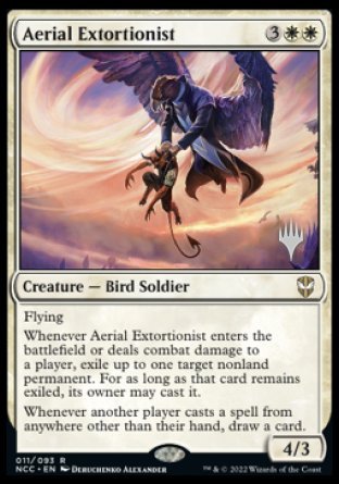 Aerial Extortionist (Promo Pack) [Streets of New Capenna Commander Promos] | Exor Games Summserside