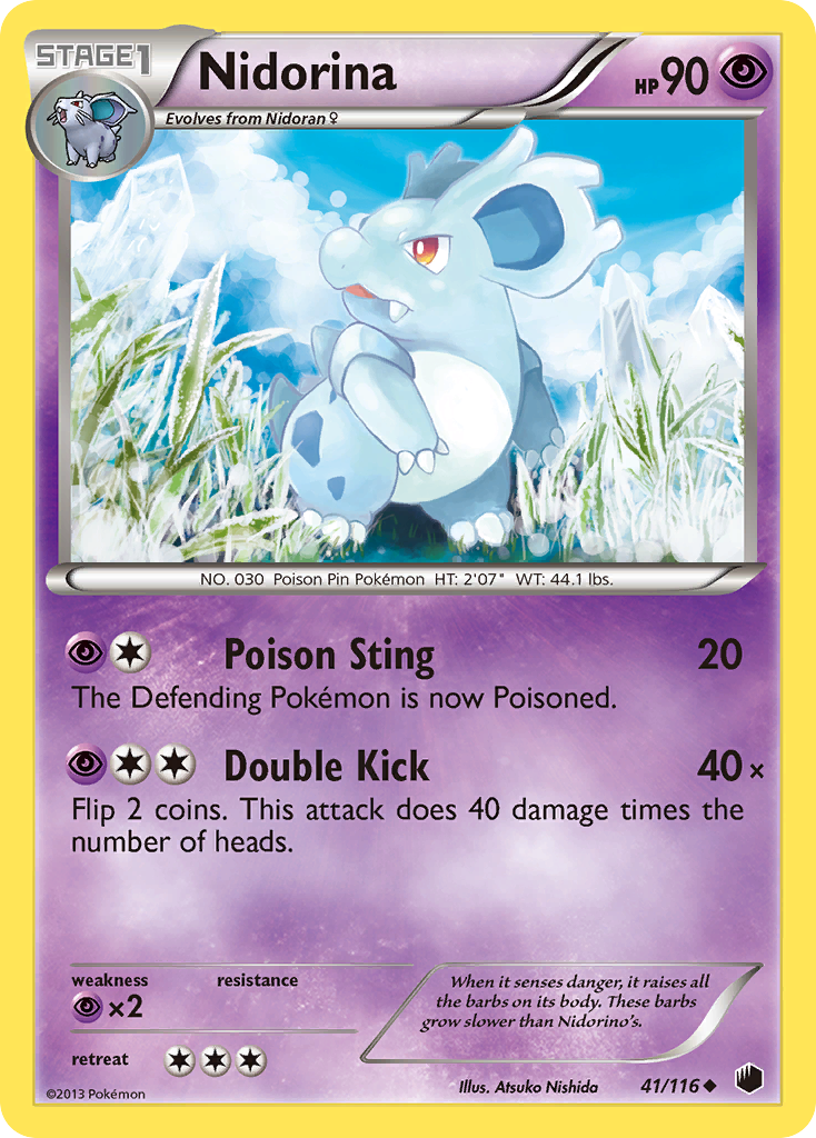 Nidorina (41/116) [Black & White: Plasma Freeze] | Exor Games Summserside