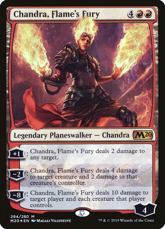 Chandra, Flame's Fury [Core Set 2020] | Exor Games Summserside