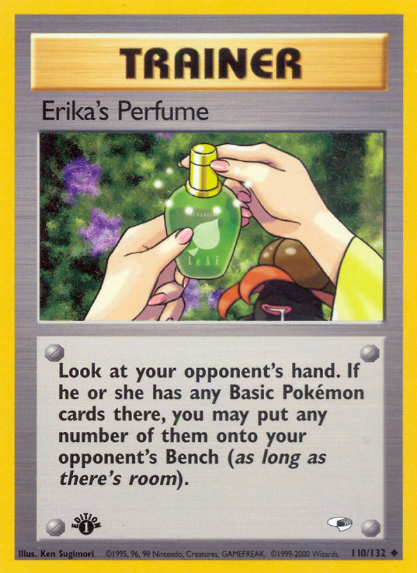 Erika's Perfume (110/132) [Gym Heroes 1st Edition] | Exor Games Summserside