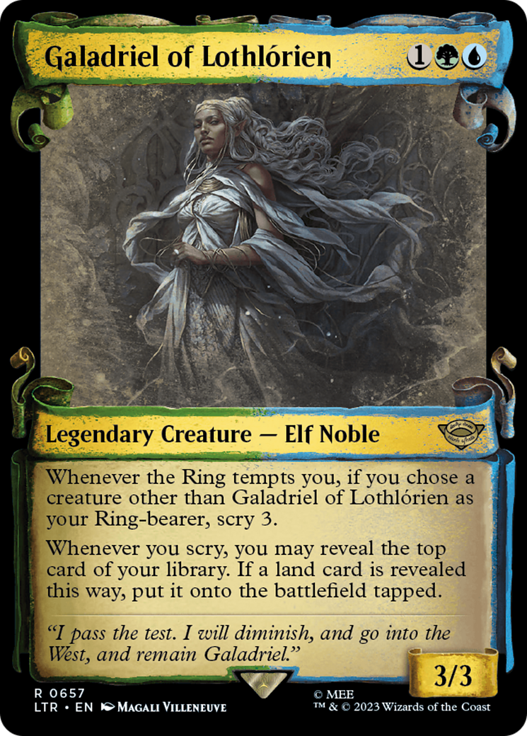 Galadriel of Lothlorien [The Lord of the Rings: Tales of Middle-Earth Showcase Scrolls] | Exor Games Summserside