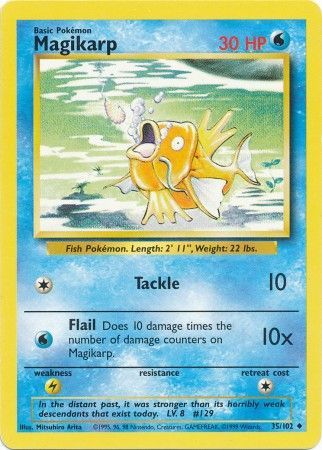 Magikarp (35/102) [Base Set Unlimited] | Exor Games Summserside