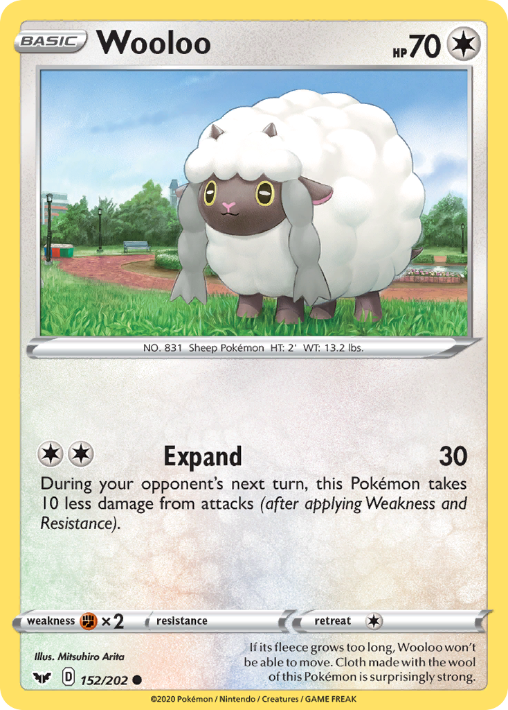 Wooloo (152/202) [Sword & Shield: Base Set] | Exor Games Summserside