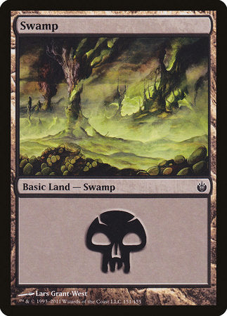 Swamp (151) [Mirrodin Besieged] | Exor Games Summserside