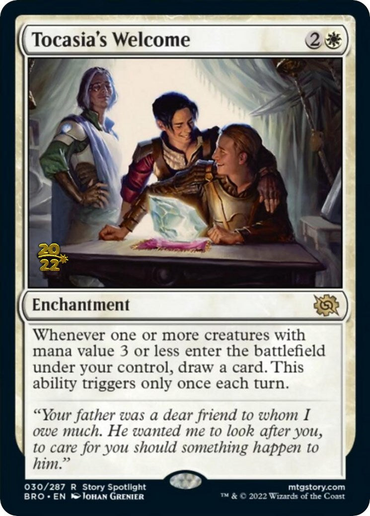 Tocasia's Welcome [The Brothers' War: Prerelease Promos] | Exor Games Summserside
