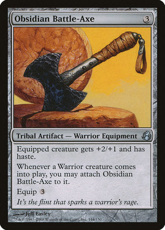 Obsidian Battle-Axe [Morningtide] | Exor Games Summserside