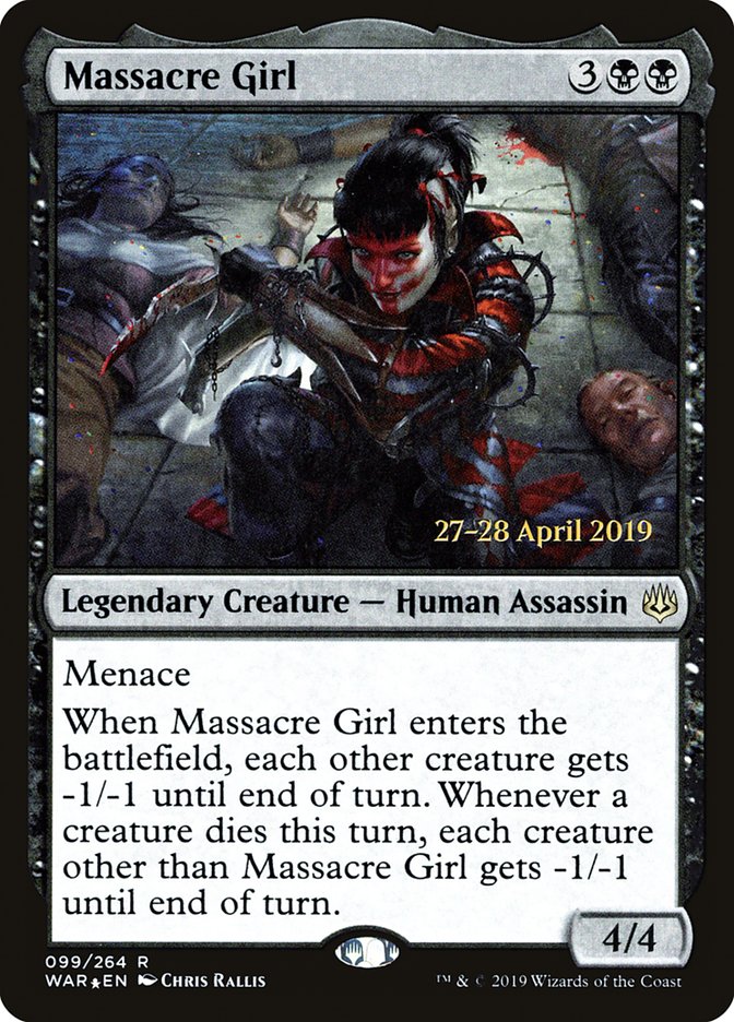 Massacre Girl  [War of the Spark Prerelease Promos] | Exor Games Summserside