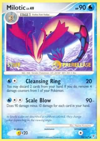 Milotic (70/147) (Staff Prerelease Promo) [Nintendo: Black Star Promos] | Exor Games Summserside