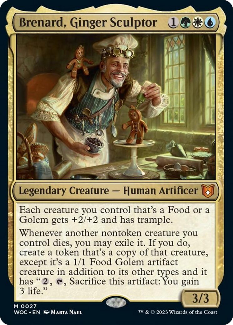 Brenard, Ginger Sculptor [Wilds of Eldraine Commander] | Exor Games Summserside