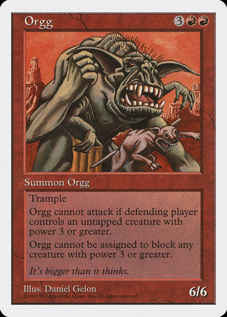 Orgg [Fifth Edition] | Exor Games Summserside
