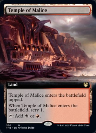 Temple of Malice (Extended Art) [Theros Beyond Death] | Exor Games Summserside