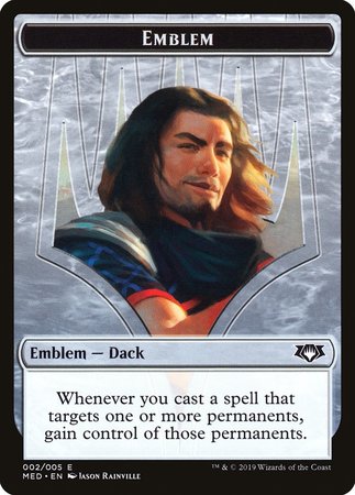 Emblem - Dack Fayden [Mythic Edition Tokens] | Exor Games Summserside