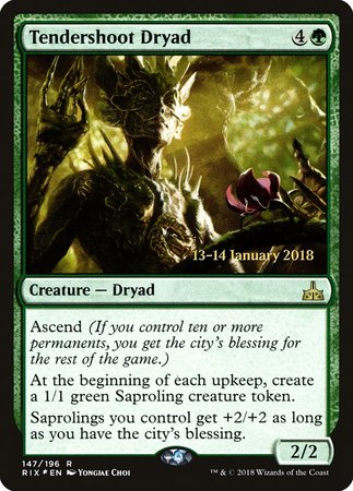 Tendershoot Dryad [Rivals of Ixalan Promos] | Exor Games Summserside