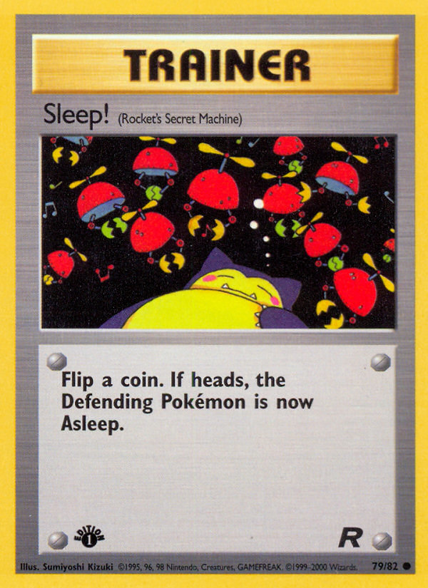Sleep! (79/82) [Team Rocket 1st Edition] | Exor Games Summserside