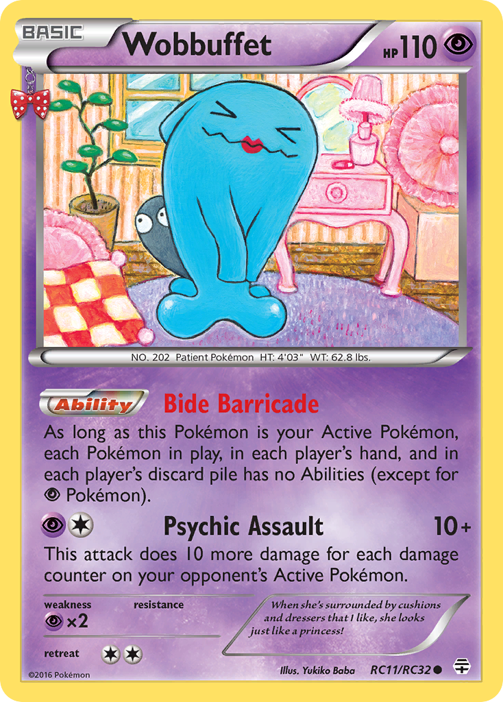 Wobbuffet (RC11/RC32) [XY: Generations] | Exor Games Summserside