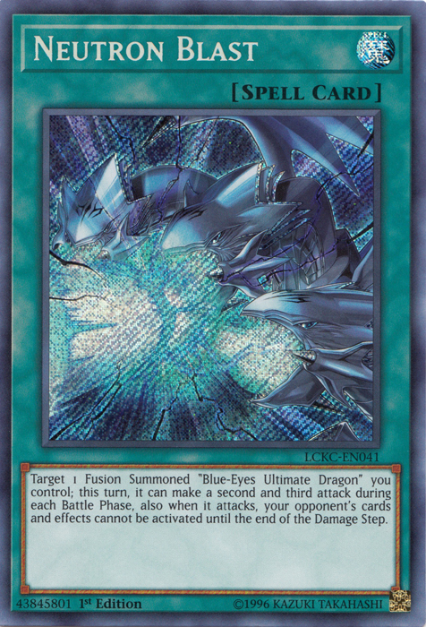 Neutron Blast [LCKC-EN041] Secret Rare | Exor Games Summserside