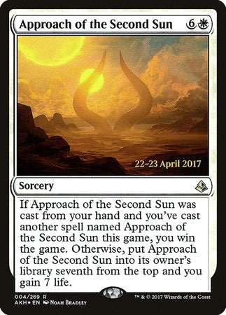 Approach of the Second Sun [Amonkhet Promos] | Exor Games Summserside