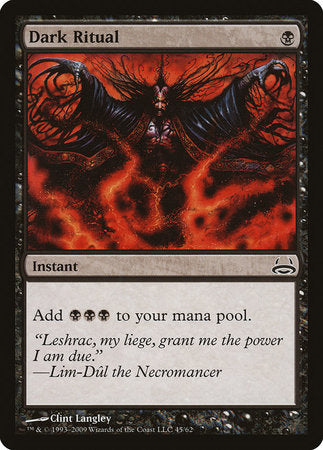 Dark Ritual [Duel Decks: Divine vs. Demonic] | Exor Games Summserside
