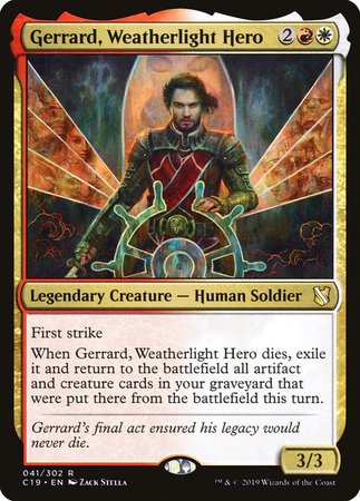 Gerrard, Weatherlight Hero [Commander 2019] | Exor Games Summserside